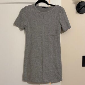 Zara Gray Sweater Dress